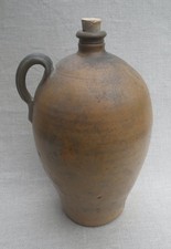 Antique Ovoid New England Stoneware Jug – 1 Gallon Size picture