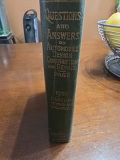Questions And Answers On Automobile Design Construction And Repair 1920 Edition picture