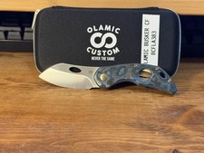 Olamic Busker Neontropic Fat Carbon Arctic Storm Titanium clip - 2.38