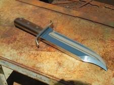 Custom Handmade 10mm Thick Bowie Knife Heavy Duty Hunting Knife Collectible W/S picture