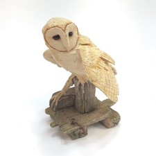 MAJESTIC BARN OWL Russell Willis Hamilton Collection Vintage picture