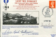 Admiral Percy Gick Douglas Granger Parker Eric Brown WWII War Signed Autograph picture