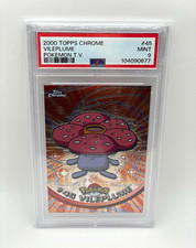 Topps 2000 Topps Chrome Pokémon T.V. Vileplume #45 PSA 9 picture