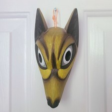 Vtg Ecuadorian Festival Hand Carved Mask 7
