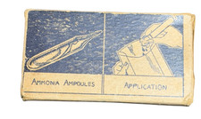 Vintage A.E. Halperin Co Ammonia Ampoules First Aid Box Boston MA Medical Antiqu picture