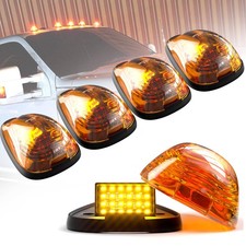 Car Roof Marker Lights Amber 24 LED Top Clearance Running Indicator Lights Wa... picture