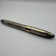 Rare Vintage Sheaffer Legacy Heritage Sterling Silver Pen 18k Solid Gold Nib picture