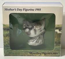 1988 Bing & Grondahl Mothers Day Figurine Brown Porcelain Bird 111/2556 w/ Box picture