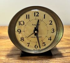 Vintage Westclox Baby Ben Wind Up Alarm Clock Black Nickel Finish picture