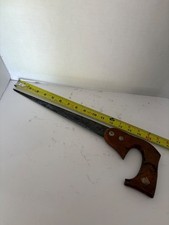 Key Hole Saw with wooden pistol grip handle picture