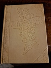 Vintage 1942 Augsberg Birthday Book-unused picture