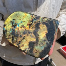 3.8lb Top Labradorite Crystal Stone Natural Rough Mineral Specimen Healing picture