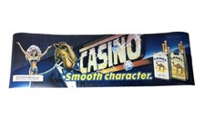 Vintage 1989 Camel Joe Casino Smooth Character 48.5”x14.75” Translite Art  Sign￼ picture