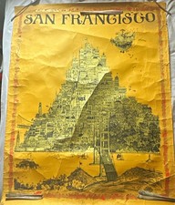 San Francisco California Vintage Poster Print - 