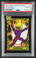 DORMAMMU PSA 10 2024 TOPPS CHROME MARVEL #71 BLACK WAVE REFRACTOR 4/10 picture