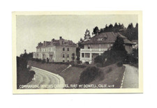 Early Photo Postcard CO'S Quarters Fort McDowell San Francisco CA picture