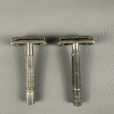 Vintage Gillette Safety Razors Lot of 2 Double Edge picture