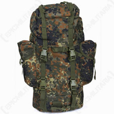 German Military Flecktarn Rucksack Used Great Condition Military Surplus picture
