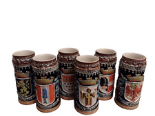 Vintage King Werk German Beer Steins; Set of 6 Pristine condition picture
