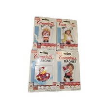 LOT OF 4 - VTG 1997 Campbell Kids Magnet Set NEW  picture