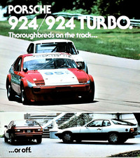 1981 PORSCHE 924 & 924 TURBO PERFORMANCE SALES BROCHURE CATALOG ~ 8 PAGES picture