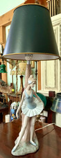 Vintage NAO by Lladró Porcelain Ballerina Table Lamp – Handmade in Spain (1970s) picture