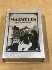 Vintage Maxwell's Restaurant & Lounge - Matchbook, Matchcover picture