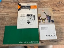 Helsinki Finland 1960s Tourist Guide, Elanto Shopping & Finland Shopping Guides picture