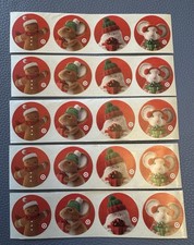 Lot 20 Target Bullseye Retail Store Fun Sticker Holiday Christmas Promo 🎯 picture