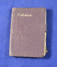 Vintage Old German pocket calendar postwar 1946 Original Taschenkalender Rare picture