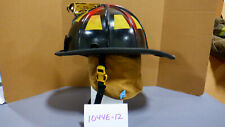 Cairns Fire Helmet MODEL 1044 BLACK with Eagle Fire Fighter Equiptment 1044E picture