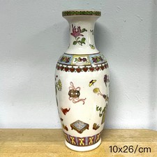 Porcelain Vase with 'Eight Daoist Treasures' Motif in Famille Rose Enamels picture