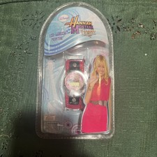 Disney Hannah Montana forever LCD watch NIB Pink Miley Cyrus picture