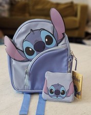 STITCH Blue Character MINI BACKPACK & Coin Purse SET NWT picture