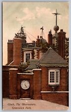 The Clock The Royal Observatory Greenwick Park UK Foreign Postcard M27 picture