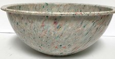 VINTAGE BROOKPARK MELAMC CONFETTI SPLATTER BOWL picture