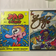Lot of 2 Comic’s, Zap Comix #2 and #3 English Language Edition picture