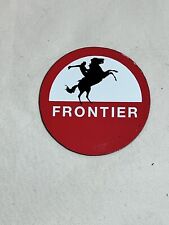 Vintage Frontier Rarin’ To Go Gasoline Fridge Magnet 2” picture