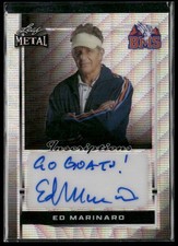 RARE INSCRIPTION Ed Marinaro 2024 Leaf Blue Mountain State Auto 1/1 picture