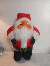 Vintage Rennoc 23” Santa Claus Rubber Face Plush Doll Gund Style Christmas Cute picture