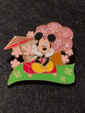 JDS Japan Disney Store Mickey Mouse Sakura Cherry Blossom Pin LE 1050 picture