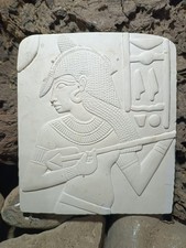 Rare Ancient Egyptian Antiquities Pharaonic Unique Warrior Painting Egyptian BC picture