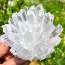 230g+ Natural Clear Quartz Crystal Cluster Raw Mineral Specimen Home Decor Gift picture