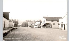 DOWNTOWN STREET eagle, co c1950s postcard colorado real photo rppc sanborn 2004 picture