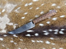 Curly maple english trade knife picture