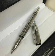 Montblanc StarWalker Rollerball Pen Silver Black Ink Luxury Gift Box Set picture