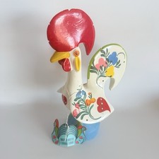 Rooster d'Amour Portugal Lucky Love Chicken Ceramic Hand Painted Folk Art Vtg picture