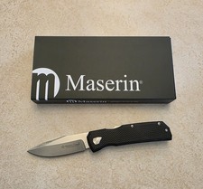 Maserin 502/G10N Power Folding Knife N690 Satin Drop Point Blade G10 Handles picture