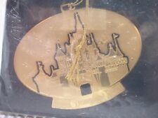 Disney Christmas Collection Disneyland 24kt Gold On Brass Ornament #7657/10k picture