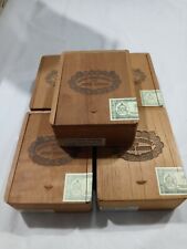 Vintage Hoyo de Monterrey de Jose Gener Petit Wooden Cigar Box Lot of 5 Small picture